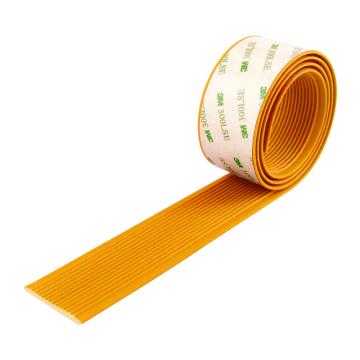 安赛瑞 PVC软胶楼梯踏步止滑条，橙黄色，4cmx25m，1A00026 售卖规格：1条