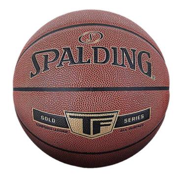 斯伯丁/SPALDING 7号PU篮球，76-857Y 比赛篮球（TF金色经典） 售卖规格：1个