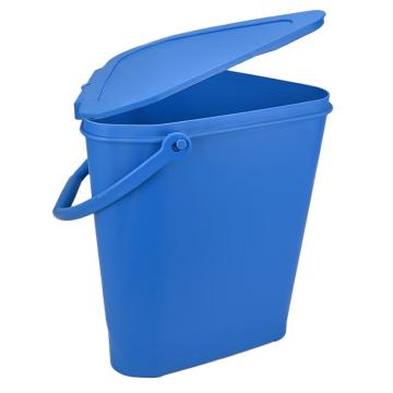 食安库/SHIANKU 食品级清洁工具带刻度水桶，74213 蓝色 桶盖 售卖规格：1个