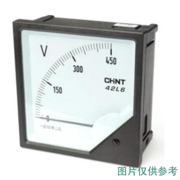 正泰/CHINT 42L6-V 指针式电压表，42L6-V 250V 直通 售卖规格：1台