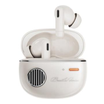 漫步者/EDIFIER 蓝牙耳机，花再 Retro pro2 白 真无线主动降噪蓝牙耳机 适用于华为苹果小米 升级版 售卖规格：1副