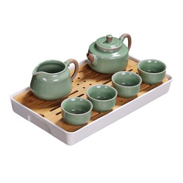 八方礼 整套茶具，BFL2020-4 德行天下7入茶盘茶具套装 售卖规格：1件