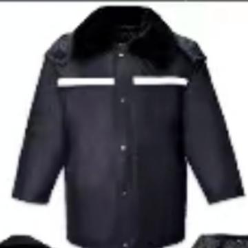 隆衣澤 長款棉大衣，LYZ-2301 XL碼 黑色 售賣規(guī)格：1件