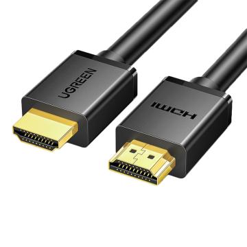 绿联/UGREEN HDMI黑色线，HD104（5米） 1.4版本电脑连接线 30AWG OD7.3MM 支持2K*4K 30HZ 售卖规格：1条