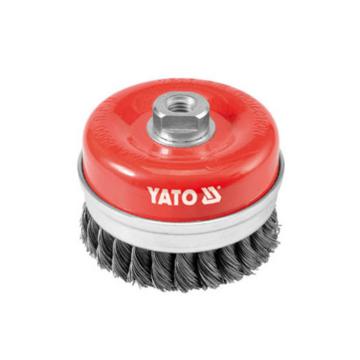 易尔拓/YATO 杯型扭丝钢丝轮，YT-4769 Φ100MM，M14×2.00螺纹 售卖规格：1个
