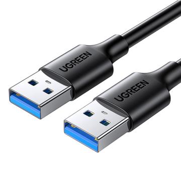 绿联/UGREEN USB3.0数据线公对公，60524 黑色 0.5米 售卖规格：1个