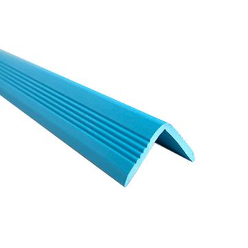 安赛瑞 PVC塑料防撞条，台阶包边条，4cm，1米长，天蓝色，1B00023 售卖规格：1条
