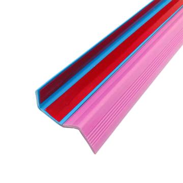 安赛瑞 PVC塑料防撞条，台阶包边条，3.5cmx1米，紫红色，1B00063 售卖规格：1条