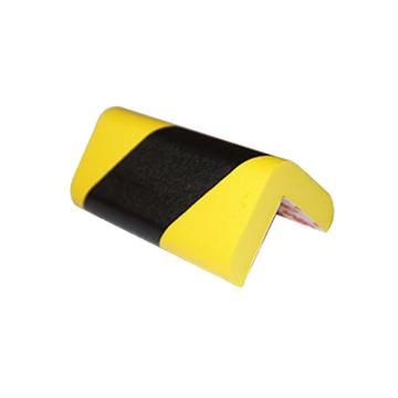 安赛瑞 防撞警示条，自粘警示防撞块，防碰撞磕碰条，黄黑色，1米长，L型，311099 售卖规格：1根