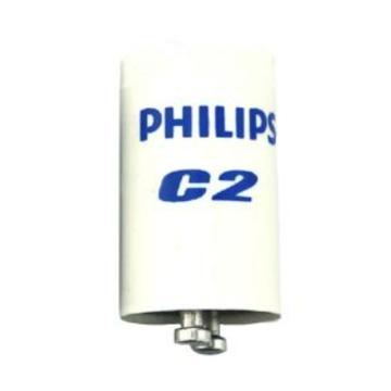 飞利浦/PHILIPS 标准型荧光灯启动器，用于双管串联220-240V/110-130V，启辉器，C2，4-22W 售卖规格：1个