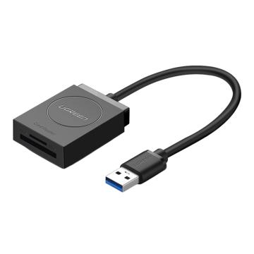 绿联/UGREEN USB3.0读卡器，20250 高速多功能 支持 TF Micro SD卡 多卡单读 售卖规格：1个