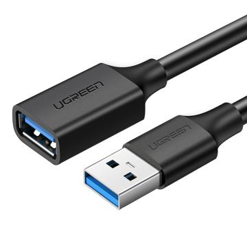 绿联/UGREEN 数据线，US129（40656） USB3.0延长线 1.5m 黑色 售卖规格：1个
