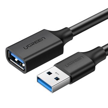 绿联/UGREEN 数据线，US129（40654） USB3.0延长线 0.5m 黑色 售卖规格：1个