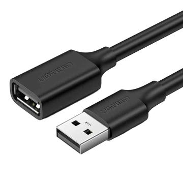 绿联/UGREEN 数据线，US103（10313） USB2.0延长线 0.5m 黑色 售卖规格：1个