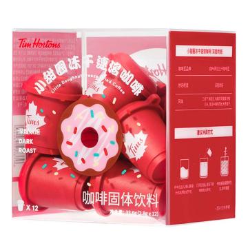 TIMS（天好） 小甜圈冻干速溶咖啡，深度烘焙2.8g×12 （一件代发） 售卖规格：1盒