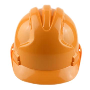 汉盾 三筋HDPE透气安全帽，HD-HT35 橙色 带透气孔，无反光条，新旋钮帽衬，Y型下颚带 售卖规格：1顶