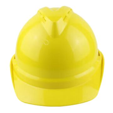 汉盾 V型HDPE透气型安全帽，HD-HT26 黄色 带透气孔，新旋纽帽衬，Y型下颚带 售卖规格：1顶