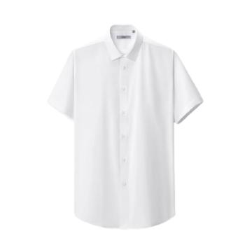 虎邦世家 夏季短袖衬衣，HBSJ133 白色 售卖规格：1件