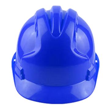 汉盾 三筋ABS透气安全帽，HD-HT34 蓝色 带透气孔，无反光条，新旋钮帽衬，Y型下颚带 售卖规格：1顶