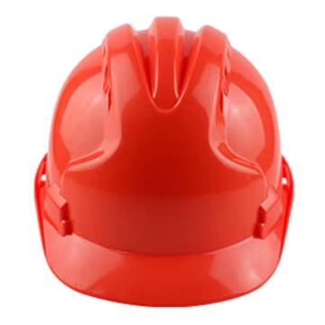 汉盾 三筋ABS透气安全帽，HD-HT34 红色 带透气孔，无反光条，新旋钮帽衬，Y型下颚带 售卖规格：1顶