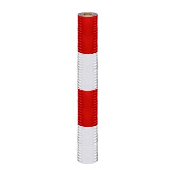 伏兴 电力膜红白反光膜，安全警示胶带，宽80cm*50米（2红2白），C1110 售卖规格：1卷