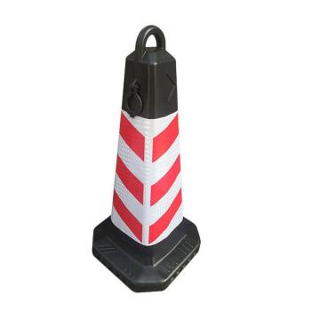 伏兴 反光路锥塑料方锥，68cm侧环款，红白(无字警示)，C1367 售卖规格：1个