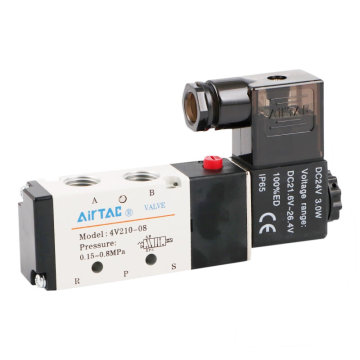 亚德客/AirTAC 电磁阀，4V230E08C 3位5通双电控中泄式 售卖规格：1个