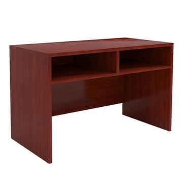 企诺 书桌学习桌，QN-H2723 1.2米长条桌办公桌 YO-093红胡桃麻面色 1200*400*750mm 售卖规格：1张