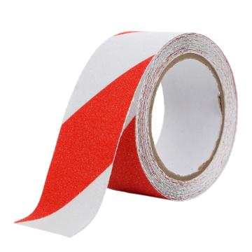 伏兴 磨砂防滑胶带，PVC安全警示胶带，红白，5cm*10米，C1046 售卖规格：1卷