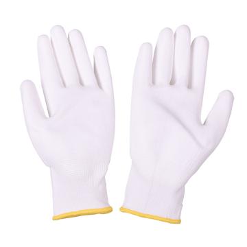 佳的 白色涤纶PU浸胶手套，C22CU 8# 12双/袋 240双/箱（整箱发货） 售卖规格：1打
