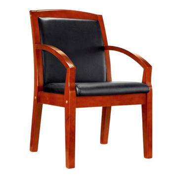 企诺 木质皮革会议椅接待椅洽谈接待椅，QN-DA109C 西皮 580W*530D*880H 售卖规格：1张