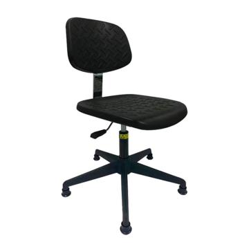 功成狮 防静电升降工作椅，GSPC0008 可调节高度420-560mm，尼龙五星脚固定脚垫款，黑色 售卖规格：1个