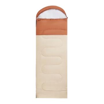 三极户外 可拼接中空棉拼色睡袋，TP3023 1.4kg浅沙色 (190+30)*75cm 售卖规格：1条