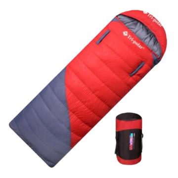 三极户外 可伸手鸭绒睡袋，TP2940 1kg红色 210*80cm 售卖规格：1条