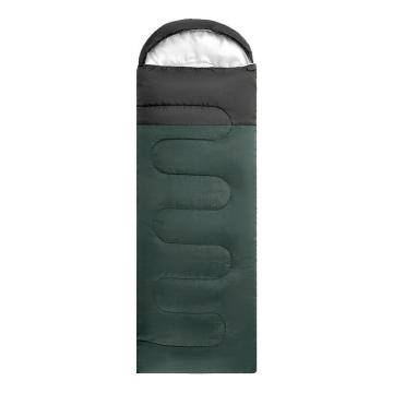 三极户外 可拼接中空棉拼色睡袋，TP3023 2.2kg苍松绿 (190+30)*75cm 售卖规格：1条