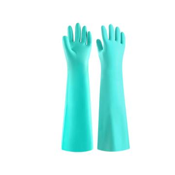安美尚 丁腈防化手套，A511 加长加厚耐酸碱，60cm， M码 售卖规格：1双