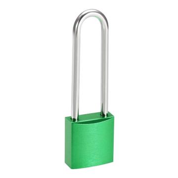 炬芯 铝制长梁挂锁，型号：AL9394D 绿色不通开 锁体宽38mm 锁钩净高76mm 售卖规格：1个