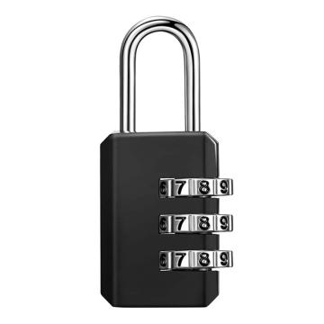 炬芯 黑色锌合金3位密码锁，型号：ZF2235 锁体宽22mm 锁钩净高19mm 售卖规格：1个
