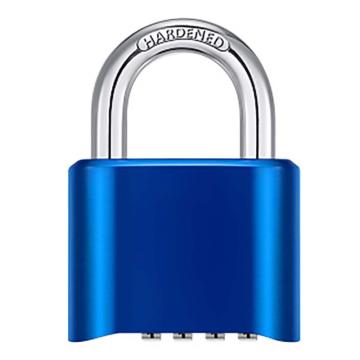 炬芯 锌合金蓝色底部密码锁，型号：ZCD6503 锁体宽52mm 锁钩净高24mm 四位密码 售卖规格：1个