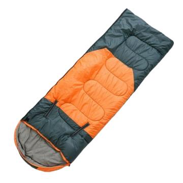 三极户外 露营信封中空棉伸手睡袋，TP3011 1.8kg橘灰 售卖规格：1条