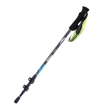 三极户外 户外碳素纤维手杖伸缩登山杖，TP3911 蓝白 135cm 售卖规格：1张
