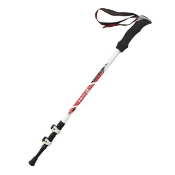 三极户外 外锁登山碳素轻便伸缩登山杖，TP3908 白色 135cm 售卖规格：1张
