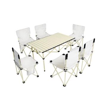 三极户外 户外折叠桌椅套装，TP8816 长桌七件套(一桌六椅*大号) 售卖规格：1套