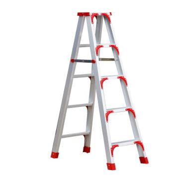 链工 铝合金人字梯，1.5米高红加厚加固款 售卖规格：1架
