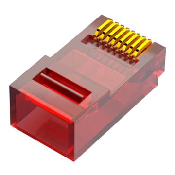 海乐 内外网转换专网水晶头1个（红色专网跳线用），HT-900A 售卖规格：1个