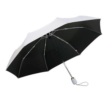 三极户外 全自动晴雨黑胶遮阳伞，TP7013 浅灰 售卖规格：1把