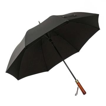 三极户外 木手柄商务长柄直杆雨伞，TP7060 黑色 售卖规格：1把