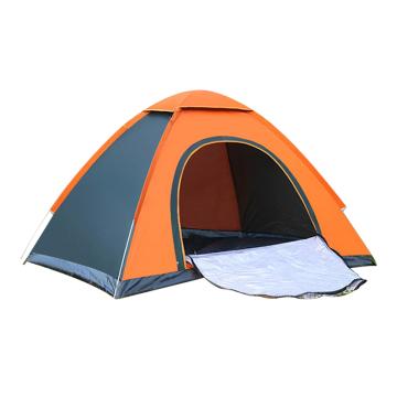 三极户外 全自动野营速抛帐篷，TP2307 双人橘绿色 200*145*105cm 售卖规格：1顶