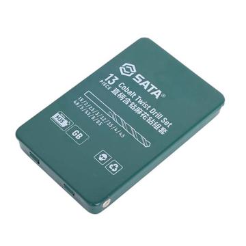 世达 25件直柄含钴麻花钻组套，52825 1.0-13MM 售卖规格：25支/套