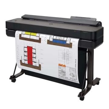 惠普/HP 绘图仪，T650/A0/712B 4色墨盒 *2套 绘图纸 914mm*50米 80g*3卷 3年质保 售卖规格：1套